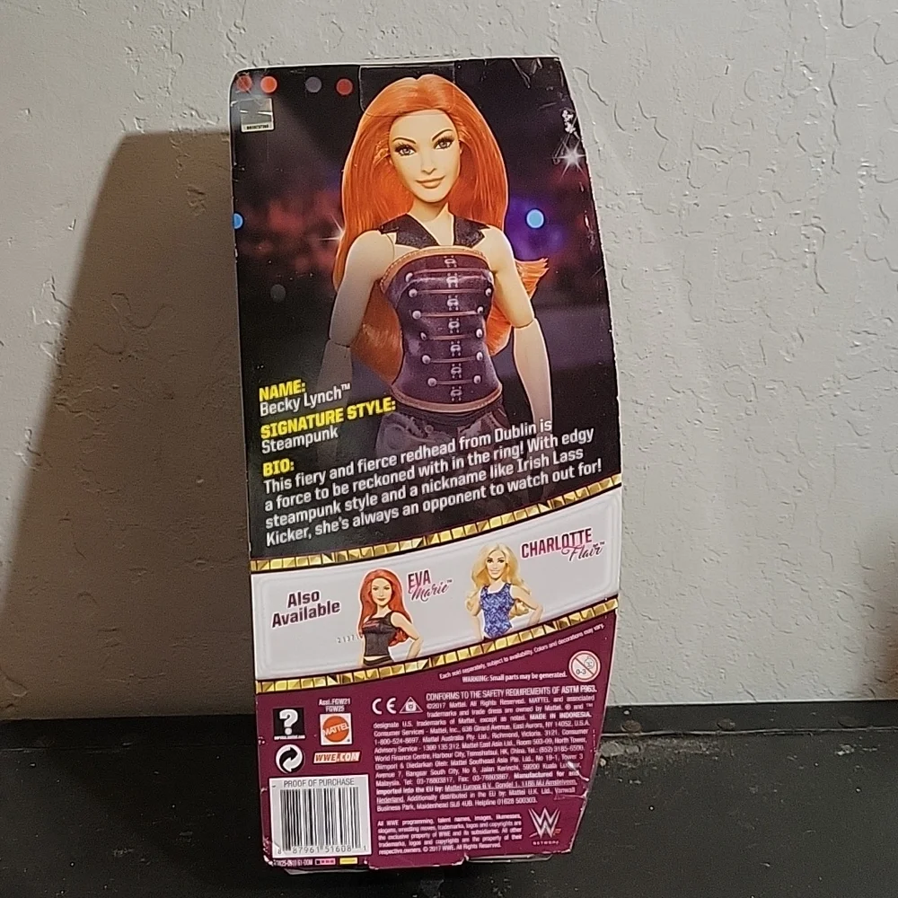 WWE Superstars Doll Becky Lynch NIB New